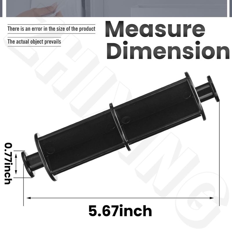 ZHIXING 6 Pack B-4288-9 Replacement Spindle for Classic and Contura Series Dispensers Compatible with use with Bo-Brick Multi-roll Toilet Tissue dispensers B-4288 B-2888 B-4388 75525 (Black) - Image 4